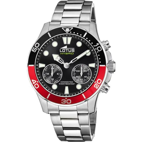 RELOJ DE HOMBRE LOTUS CONNECTED CON ESFERA NEGRA 18800/5