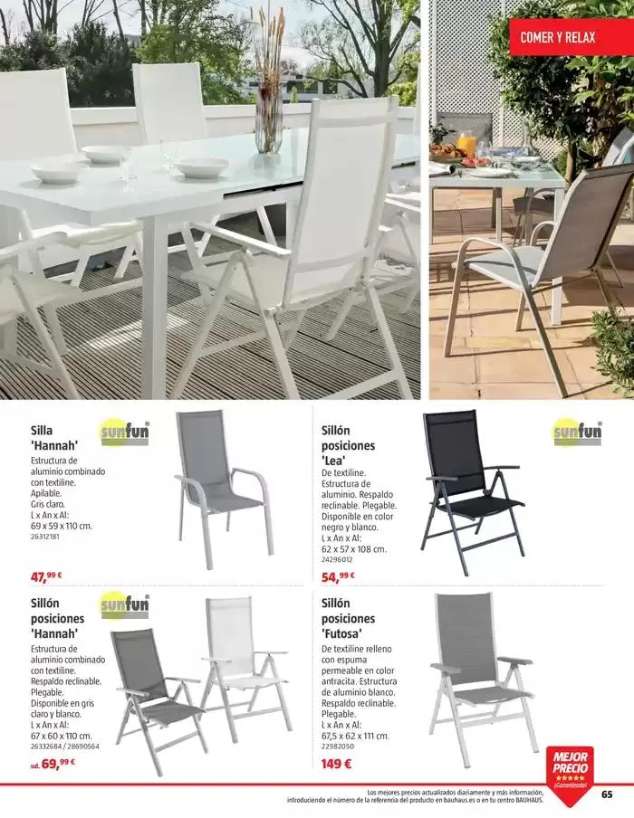 Catálogo de VERANO. Jardín, terraza, balcón.  26 de marzo al 20 de abril 2025 - Página 65