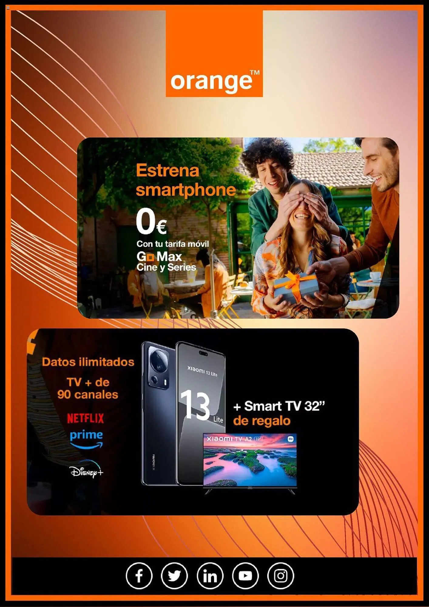 Catálogo de Folleto Orange 15 de agosto al 15 de septiembre 2023 - Página 1