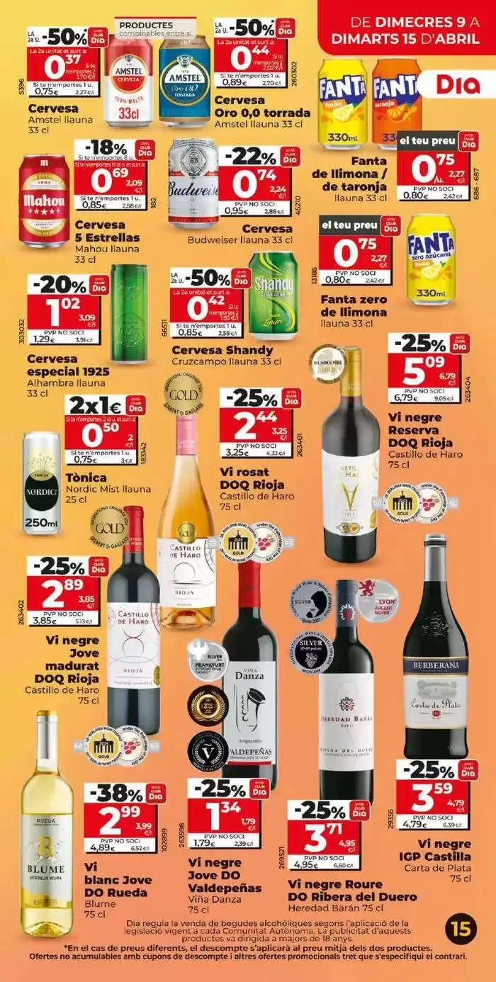Catálogo de Estalvi en Gran del 09/04 al 15/04 9 de abril al 15 de abril 2025 - Página 15