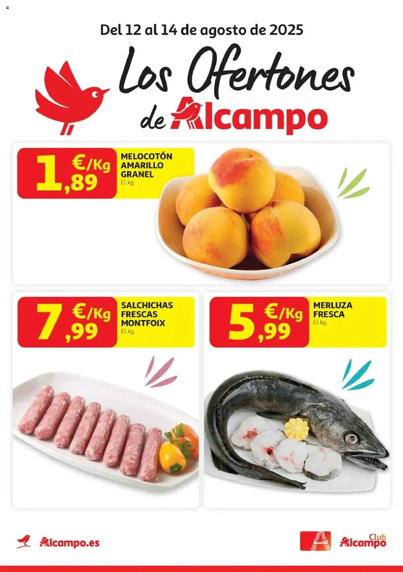 Catálogo de Folleto Alcampo 12 de agosto al 14 de agosto 2025 - Página 1