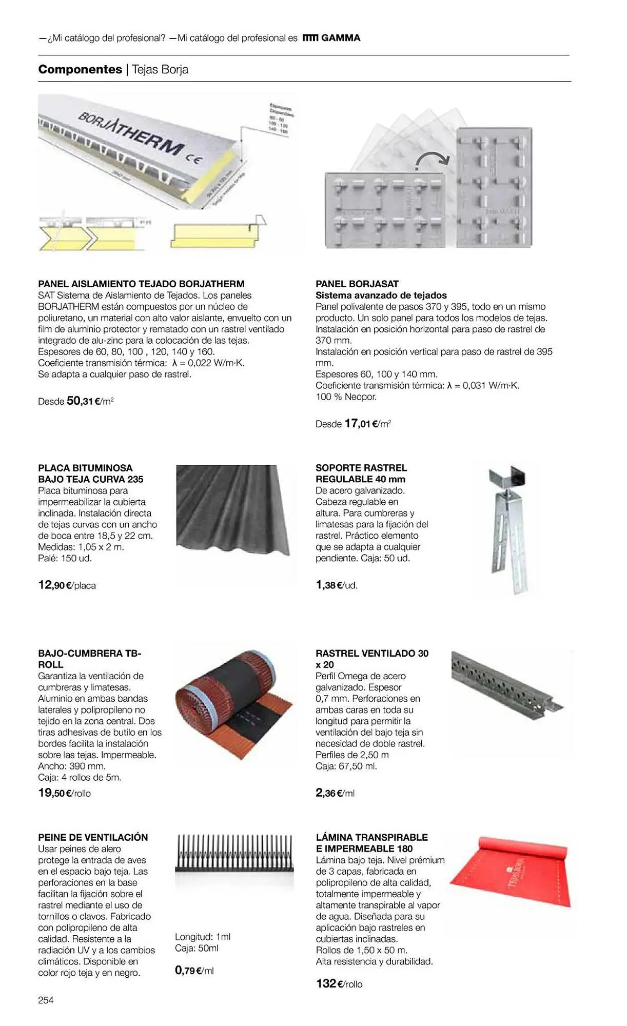 Catálogo de Folleto Grup Gamma 1 de febrero al 31 de diciembre 2023 - Página 256