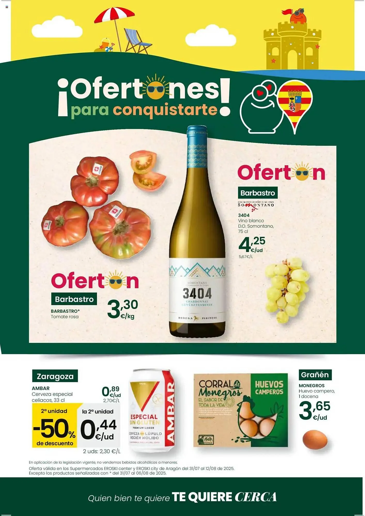 Catálogo de Folleto Eroski 31 de julio al 12 de agosto 2025 - Página 1