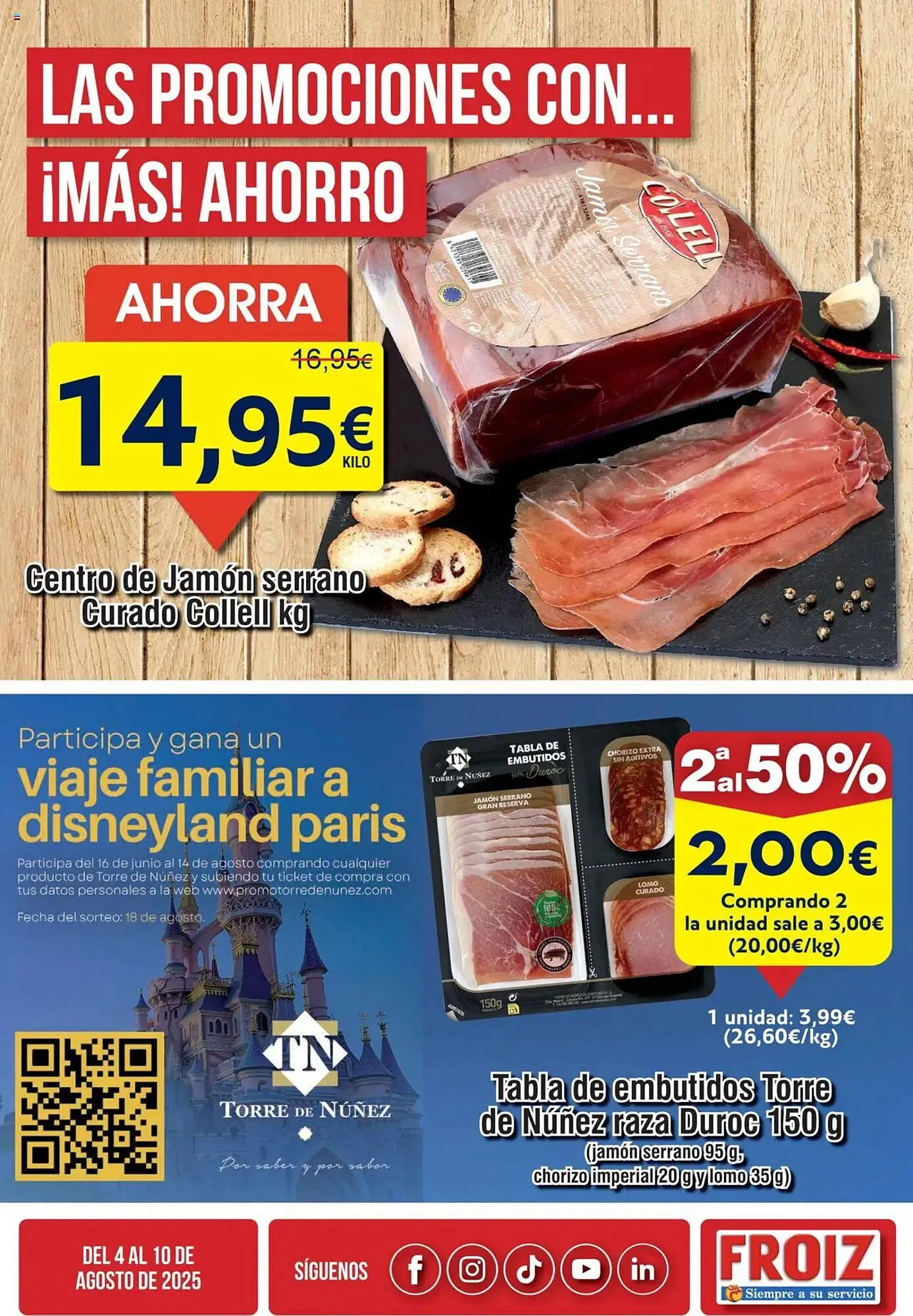 Catálogo de Folleto FROIZ 4 de agosto al 10 de agosto 2025 - Página 2