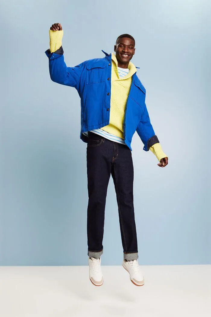 Jersey estilo chal de punto grueso