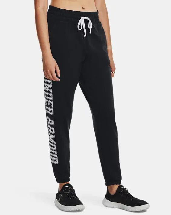 Jogger estampado UA Rival Terry para mujer