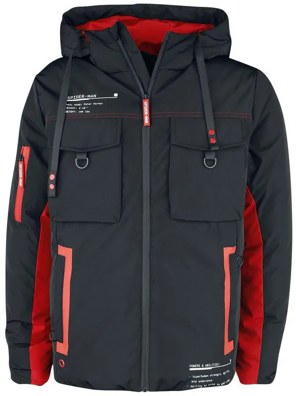 Tech | Giacca invernale | nero/rosso | Spider-Man