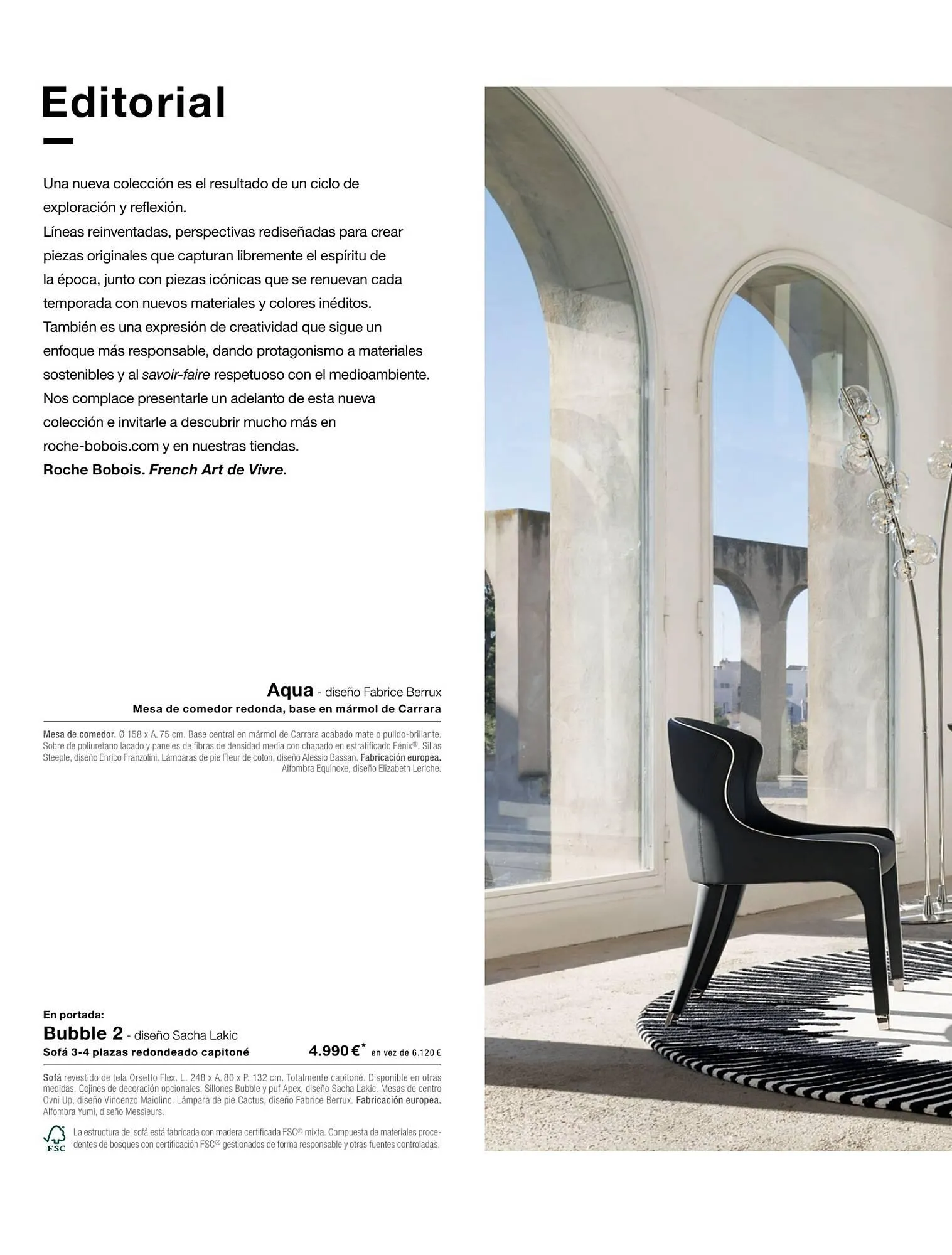 Catálogo de Folleto Roche Bobois 25 de marzo al 31 de agosto 2025 - Página 2