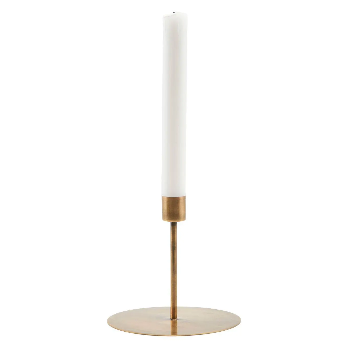 Candelabro Anit latón antiguo