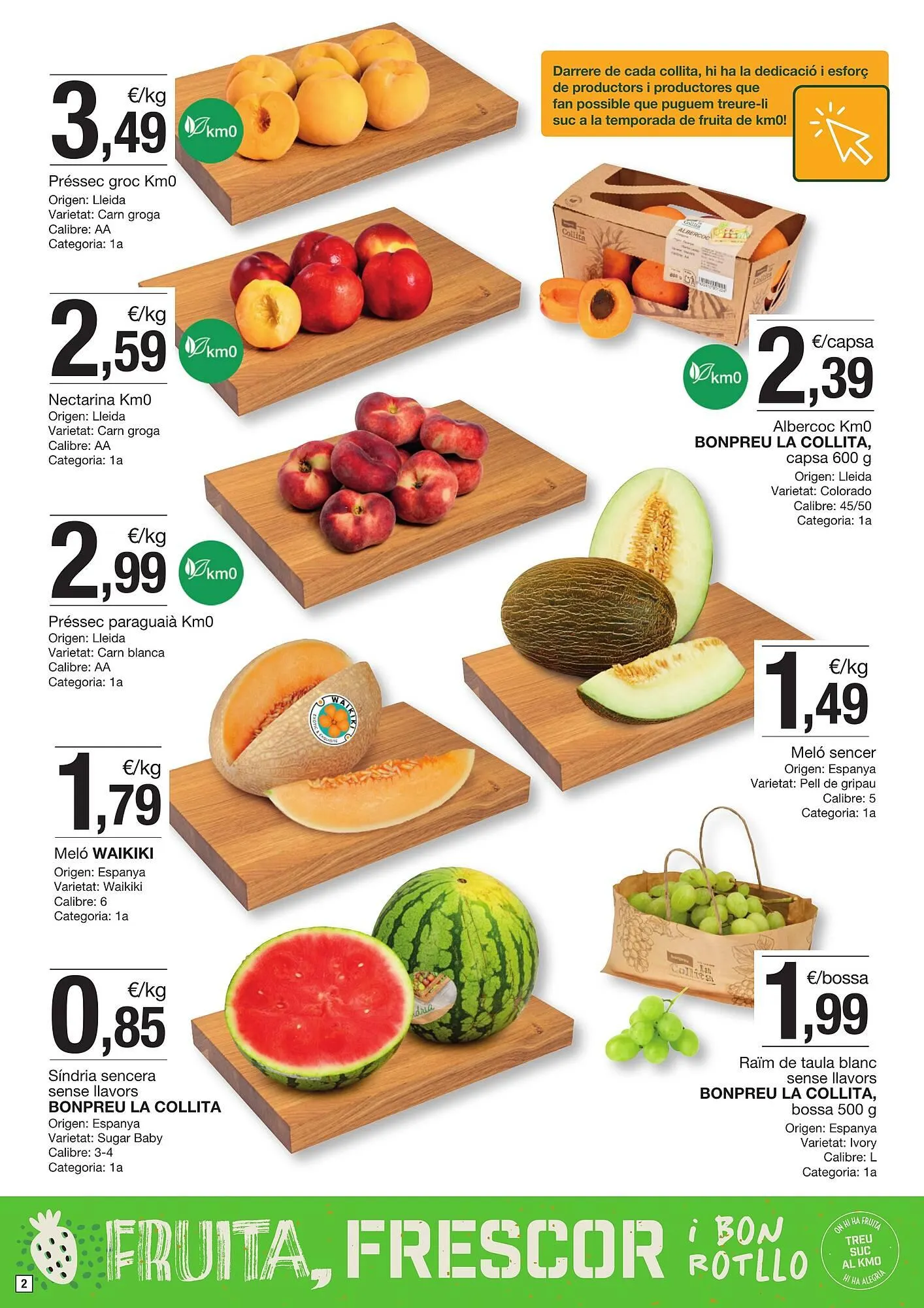 Catálogo de Folleto BonpreuEsclat 15 de julio al 28 de julio 2025 - Página 2
