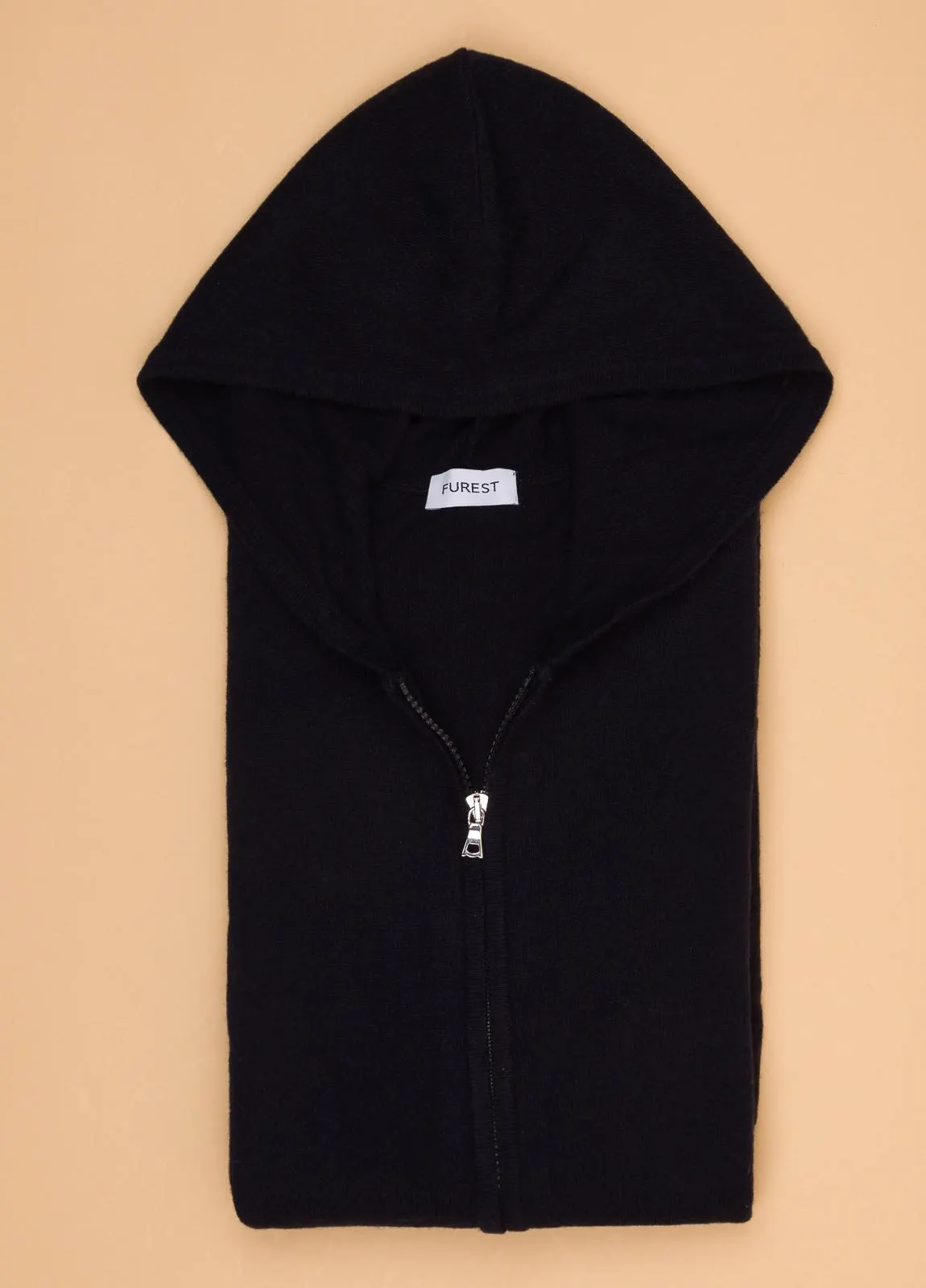 Chaqueta cremallera FUREST COLECCIÓN con capucha, color marino