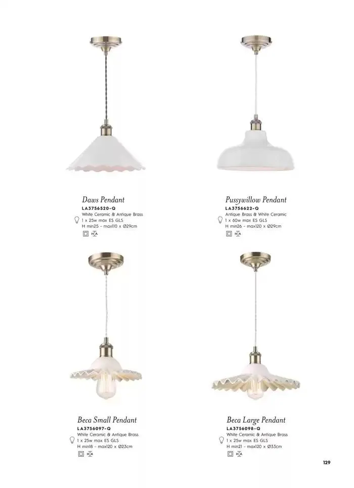 Catálogo de Lighting & Mirror Collection 12 de marzo al 31 de agosto 2025 - Página 131