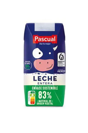 Leche Pascual 200ml pack 6 entera