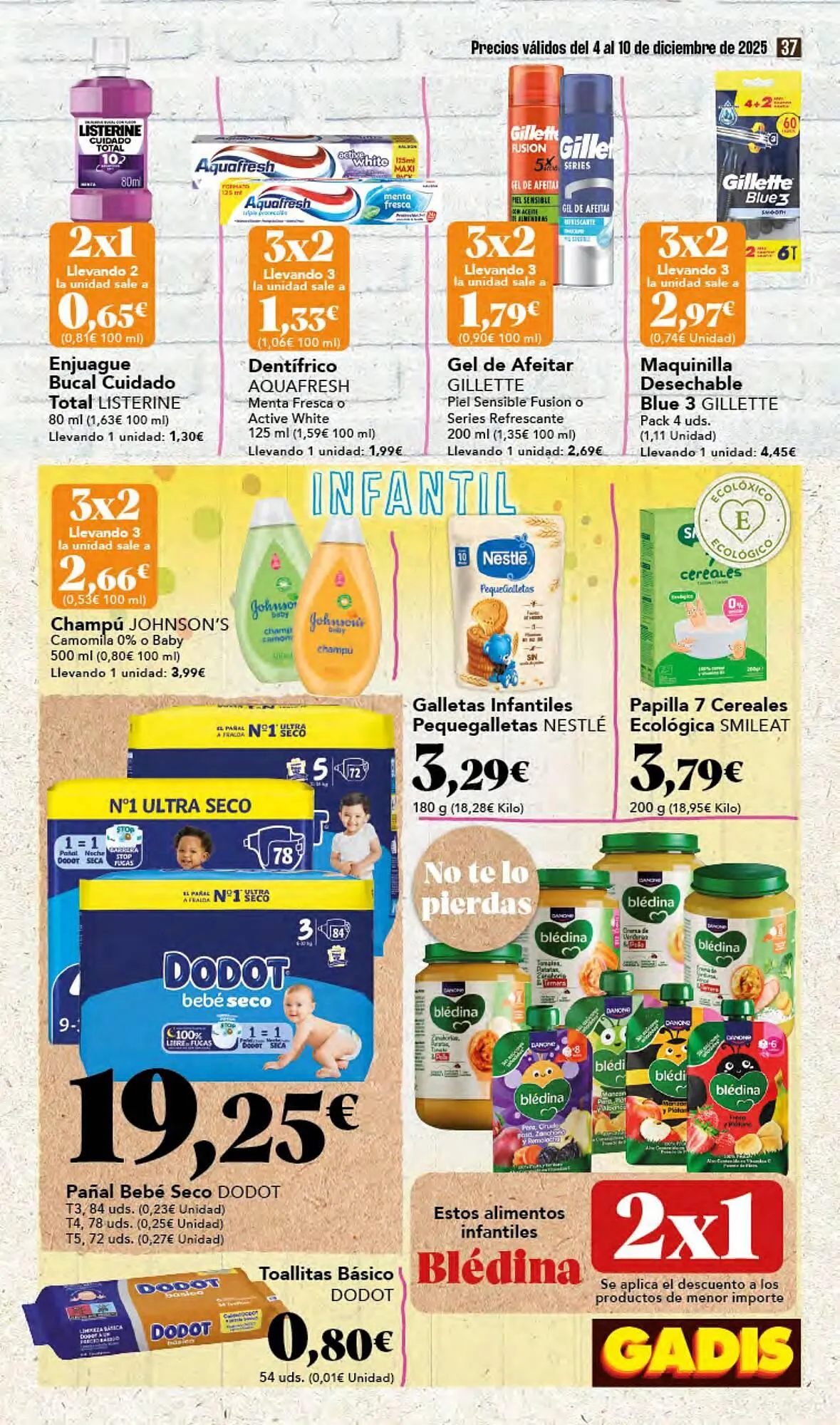 Catálogo de Folleto Gadis 4 de diciembre al 10 de diciembre 2025 - Página 37