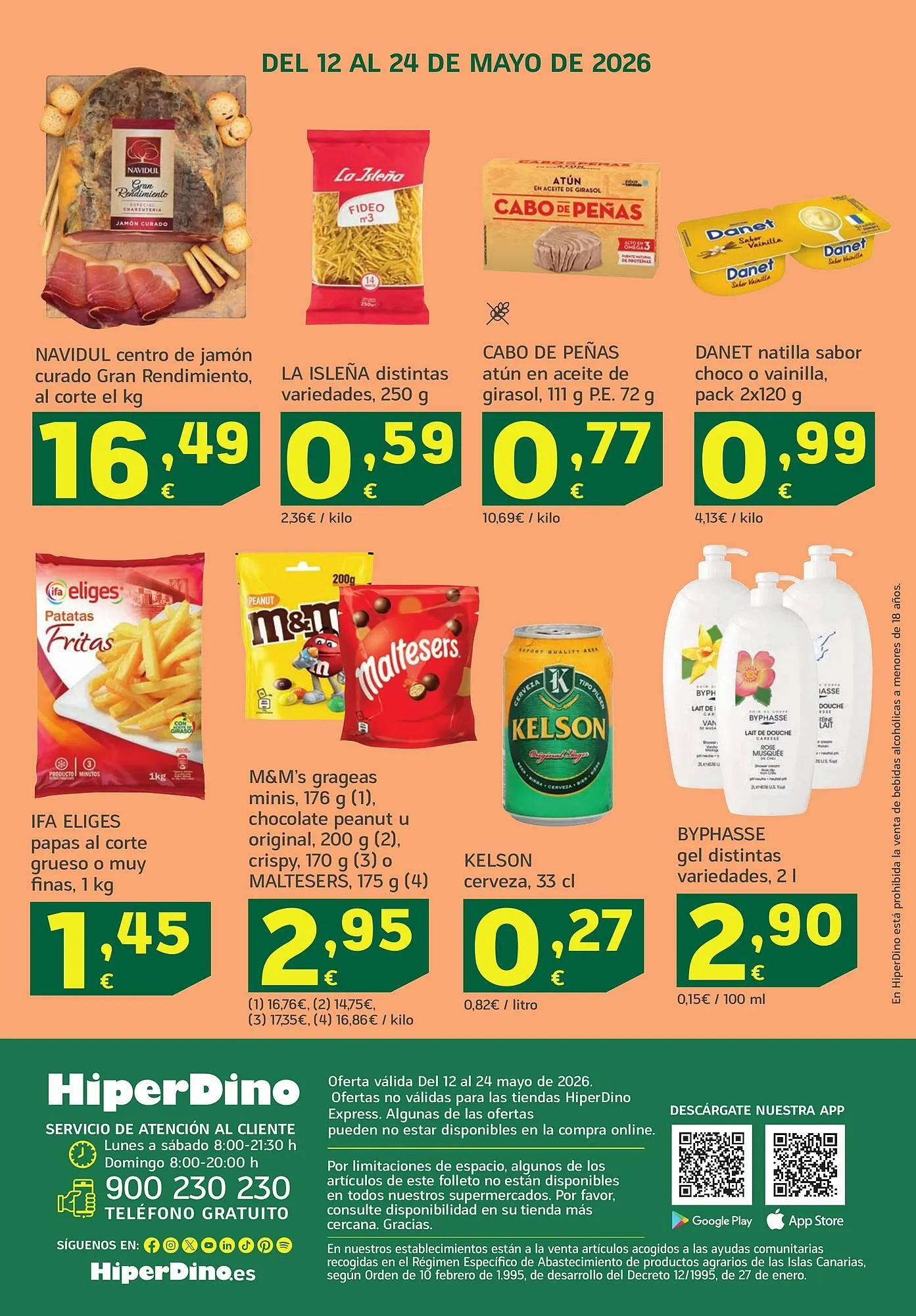 Catálogo de Folleto HiperDino 12 de mayo al 24 de mayo 2026 - Página 40