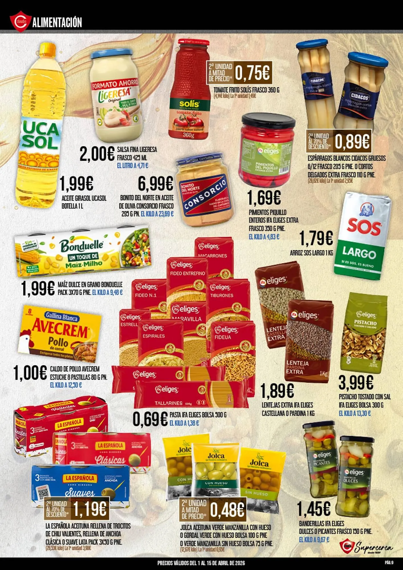 Catálogo de Folleto Claudio 1 de abril al 15 de abril 2026 - Página 9