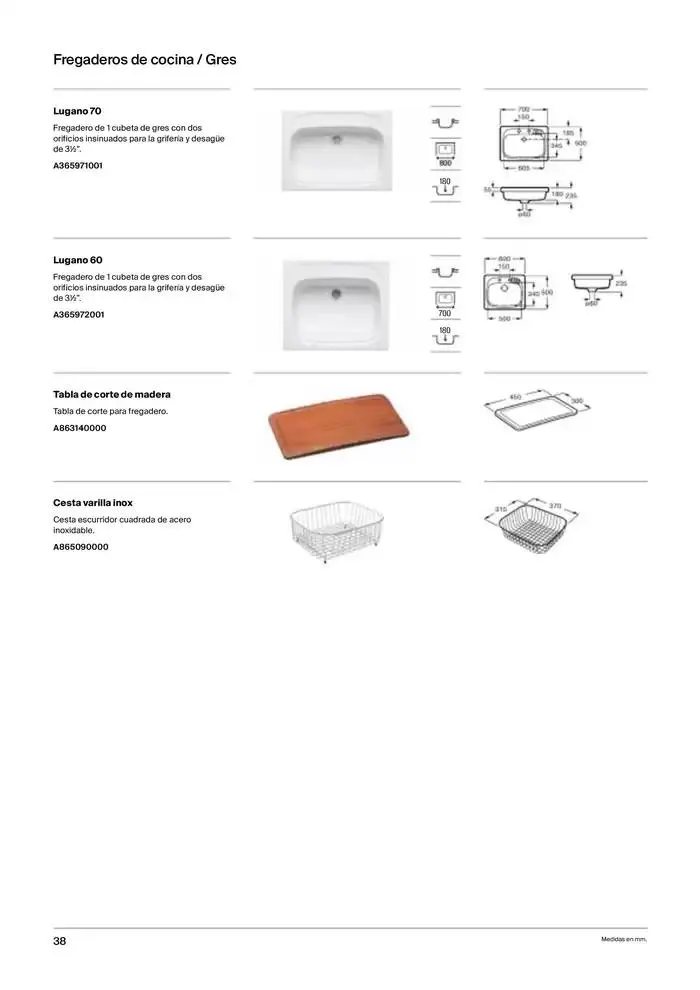 Catálogo de Fregaderos y grifería para cocina 9 de enero al 31 de diciembre 2025 - Página 40