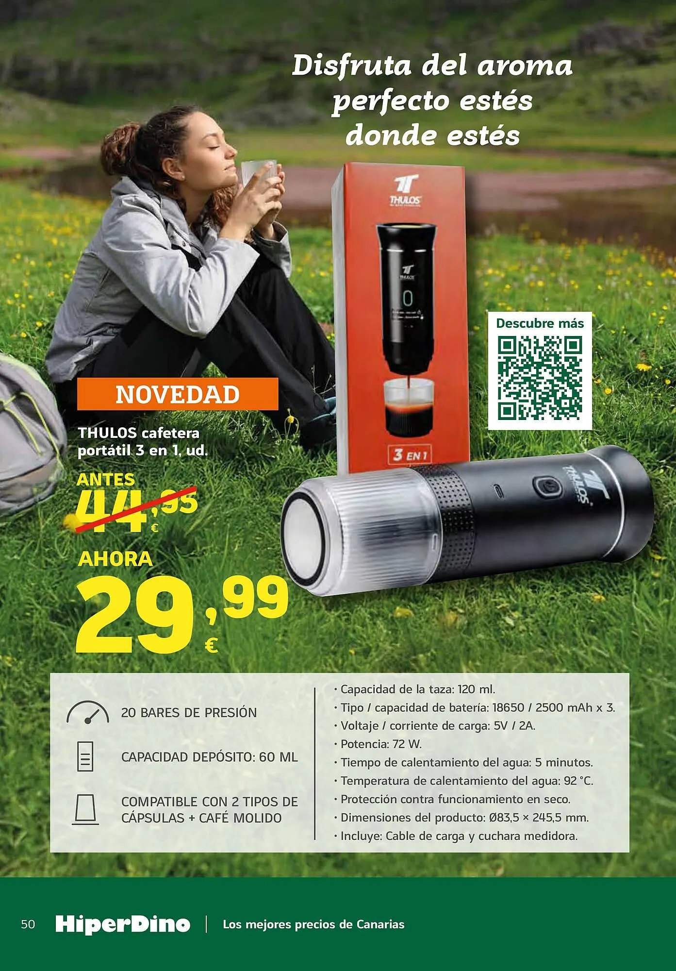 Catálogo de Folleto HiperDino 23 de abril al 7 de mayo 2026 - Página 50