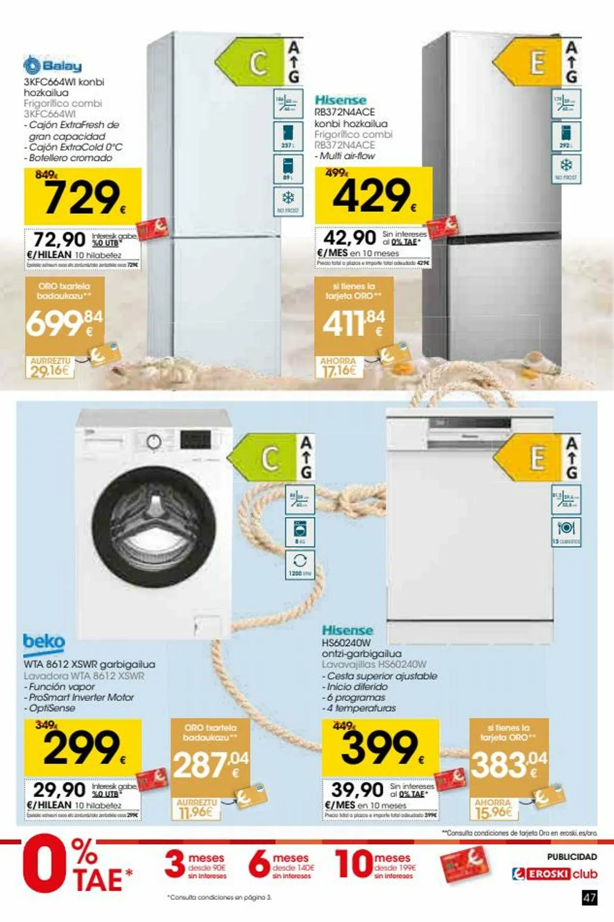 Catálogo de Eroski Oferta actual 10 de junio al 24 de junio 2025 - Página 47