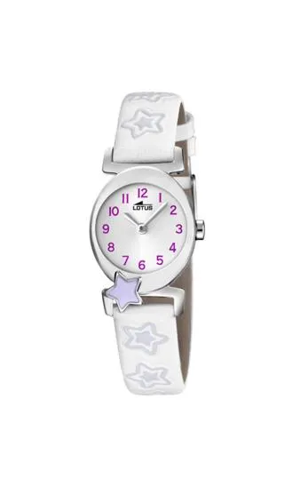 RELOJ INFANTIL LOTUS CON ESFERA BLANCA 18173/3