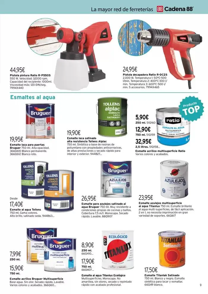 Catálogo de Renovación y mantenimiento del hogar 1 de enero al 31 de diciembre 2025 - Página 9