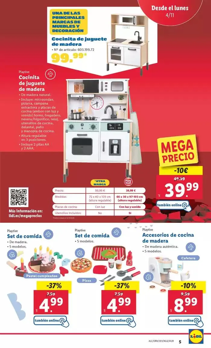 Catálogo de ¡Bazar Lidl! 4 de noviembre al 10 de noviembre 2024 - Página 5