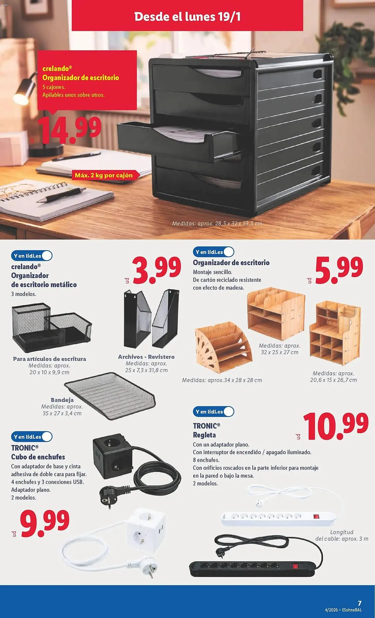 Catálogo de Catálogo Lidl 19 de enero al 25 de enero 2026 - Página 11