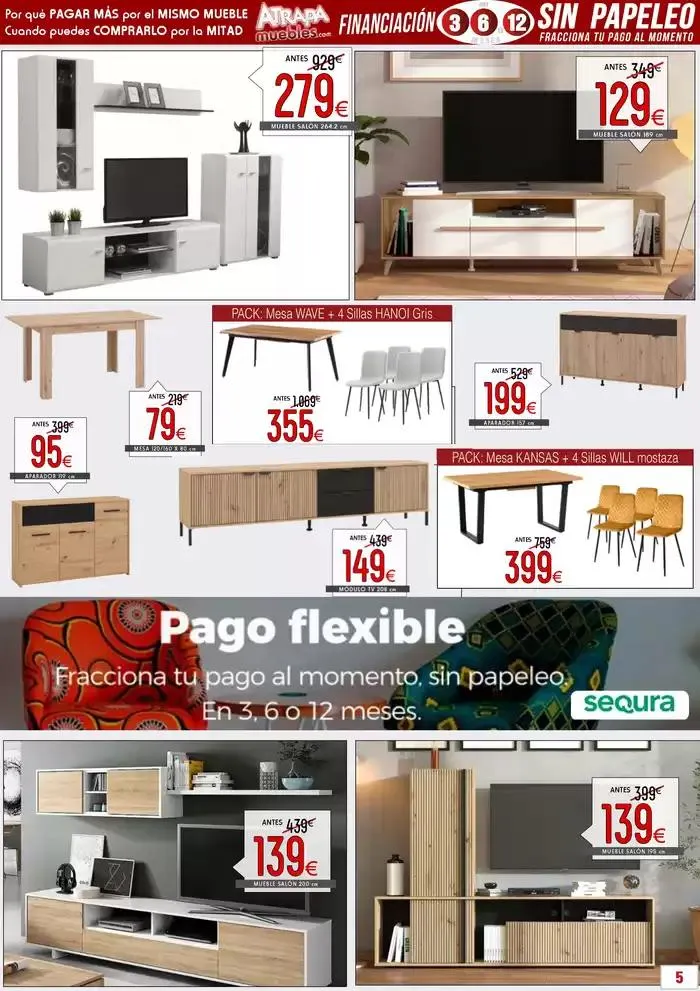 Catálogo de Atrapamuebles. Tu tienda de muebles ONLINE. 26 de abril al 31 de mayo 2025 - Página 5