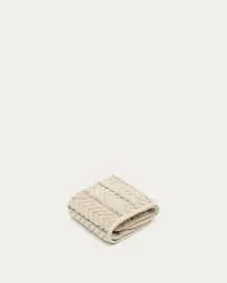 Portacepillos Macre de travertino beige