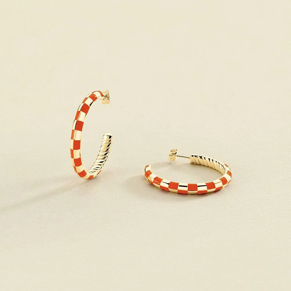 Criollas BRIGITTE - Naranja / Oro