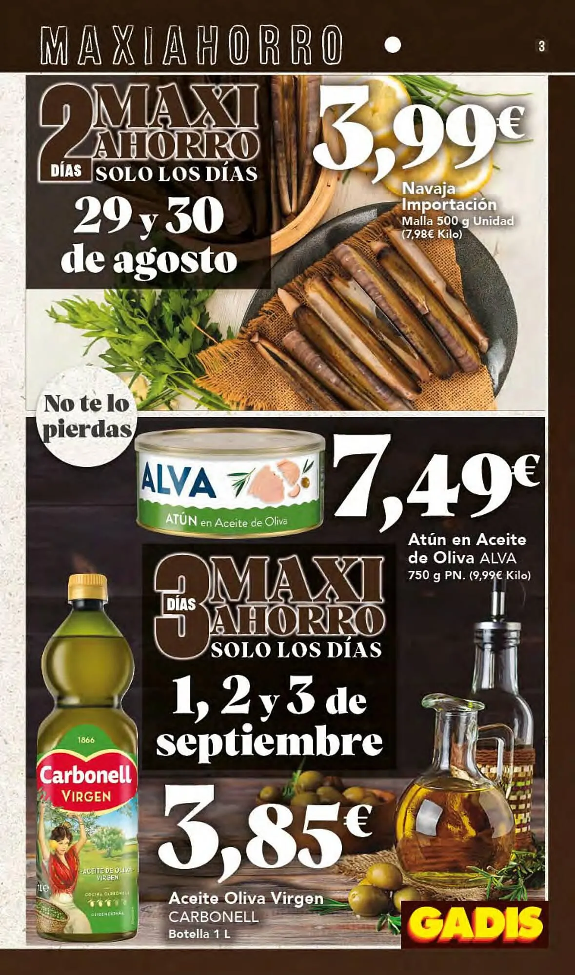 Catálogo de Folleto Gadis 28 de agosto al 3 de septiembre 2025 - Página 3