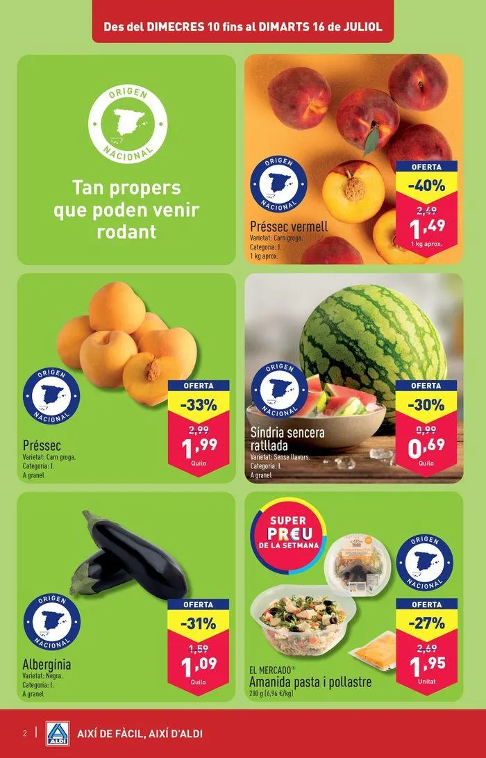 Catálogo de ¡Así de fácil, así de Aldi! 10 de julio al 16 de julio 2024 - Página 2