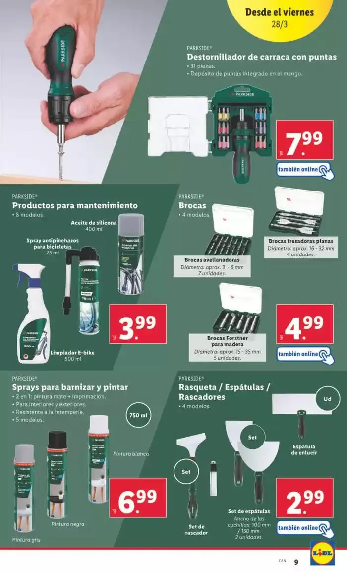 Catálogo de ¡Bazar Lidl! Ofertas válidas del 24/03 al 30/03 24 de marzo al 30 de marzo 2025 - Página 11