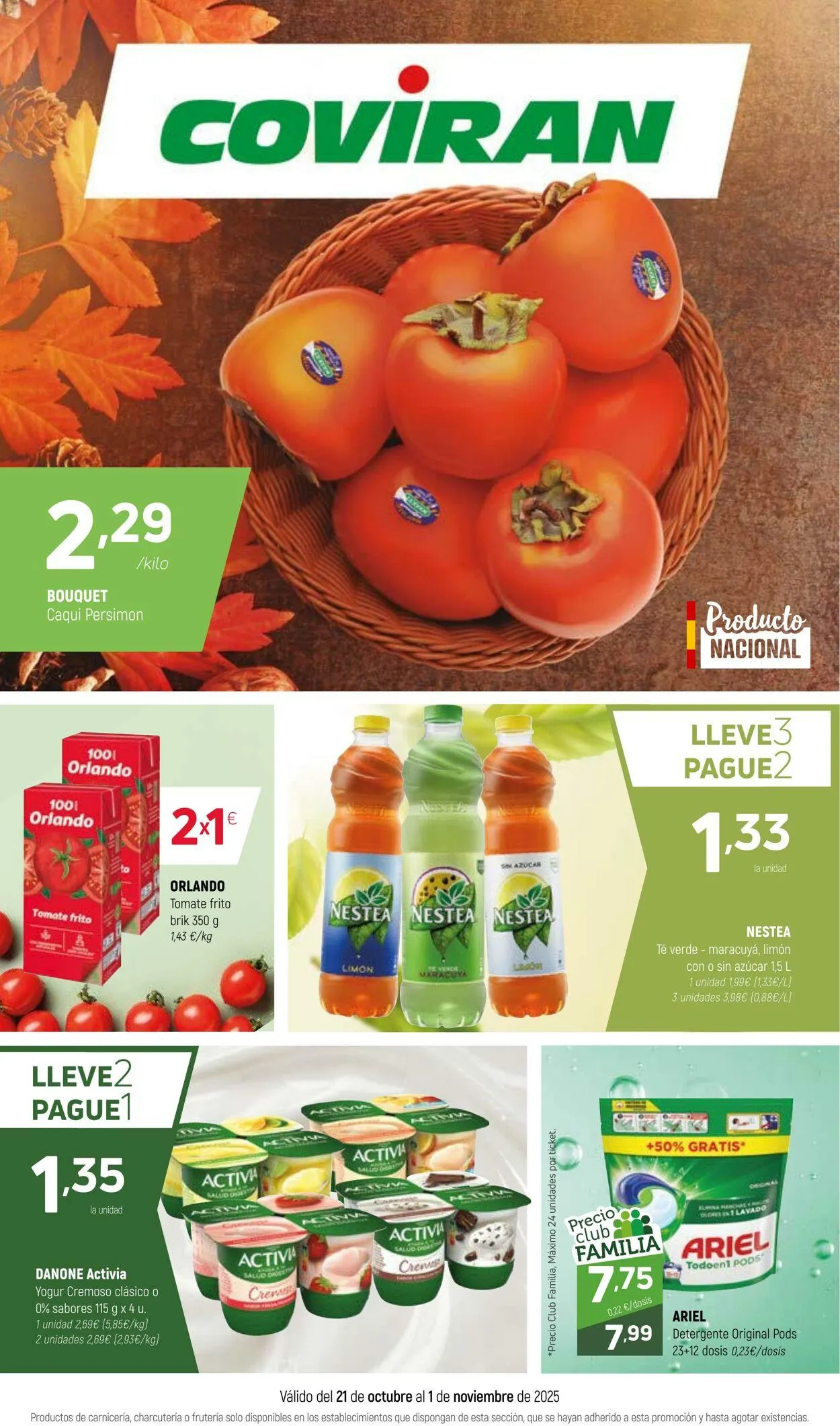 Catálogo de Coviran Oferta actual 21 de octubre al 3 de noviembre 2025 - Página 1