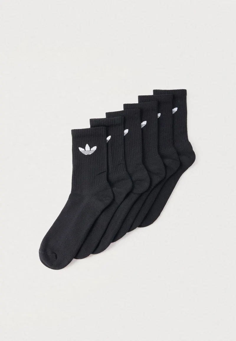 CREW UNISEX 6 PACK - Calcetines - black