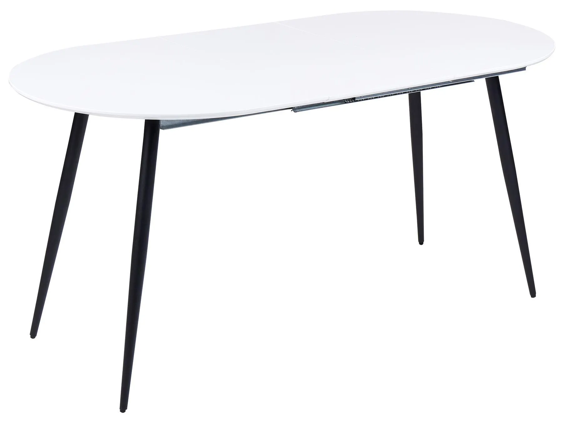 Mesa de comedor extensible STAVERTON Blanco 120/160 cm 80 cm