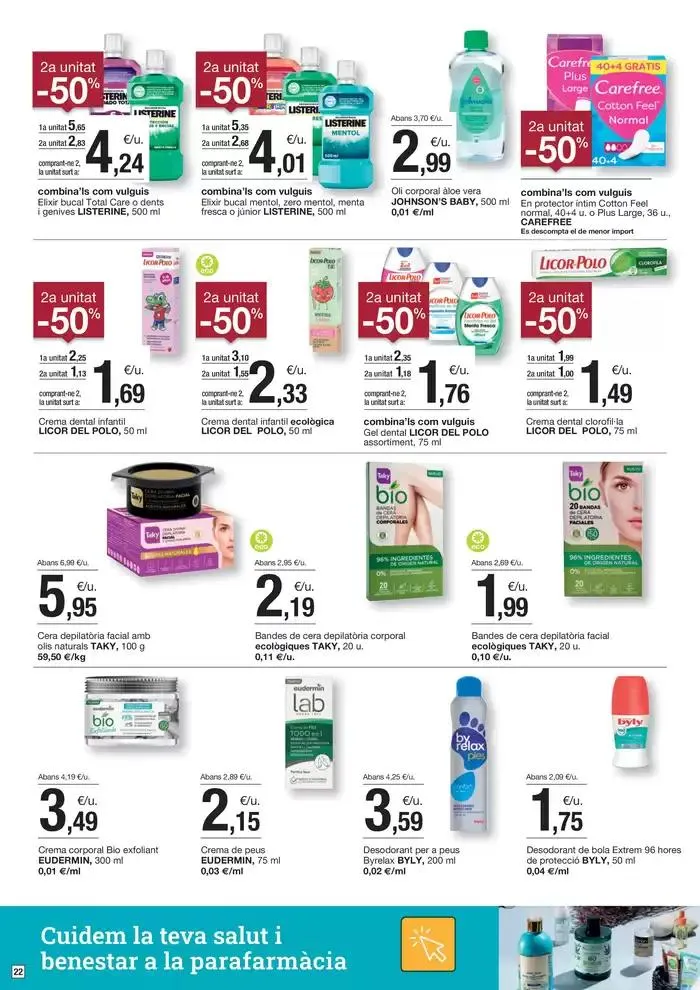 Catálogo de Ofertes vàlides del 15 al 28 d’abril 16 de abril al 28 de abril 2025 - Página 22