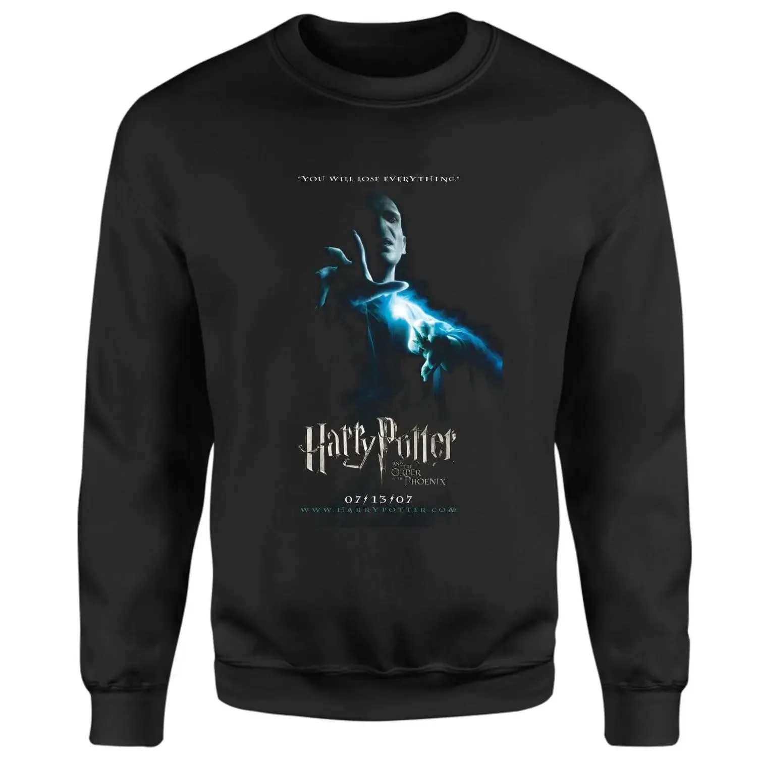 Sudadera de la Orden del Fénix de Harry Potter - Negro
