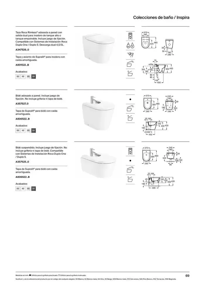 Catálogo de Colecciones de Baño, Muebles y Accesorios 9 de enero al 31 de diciembre 2025 - Página 71