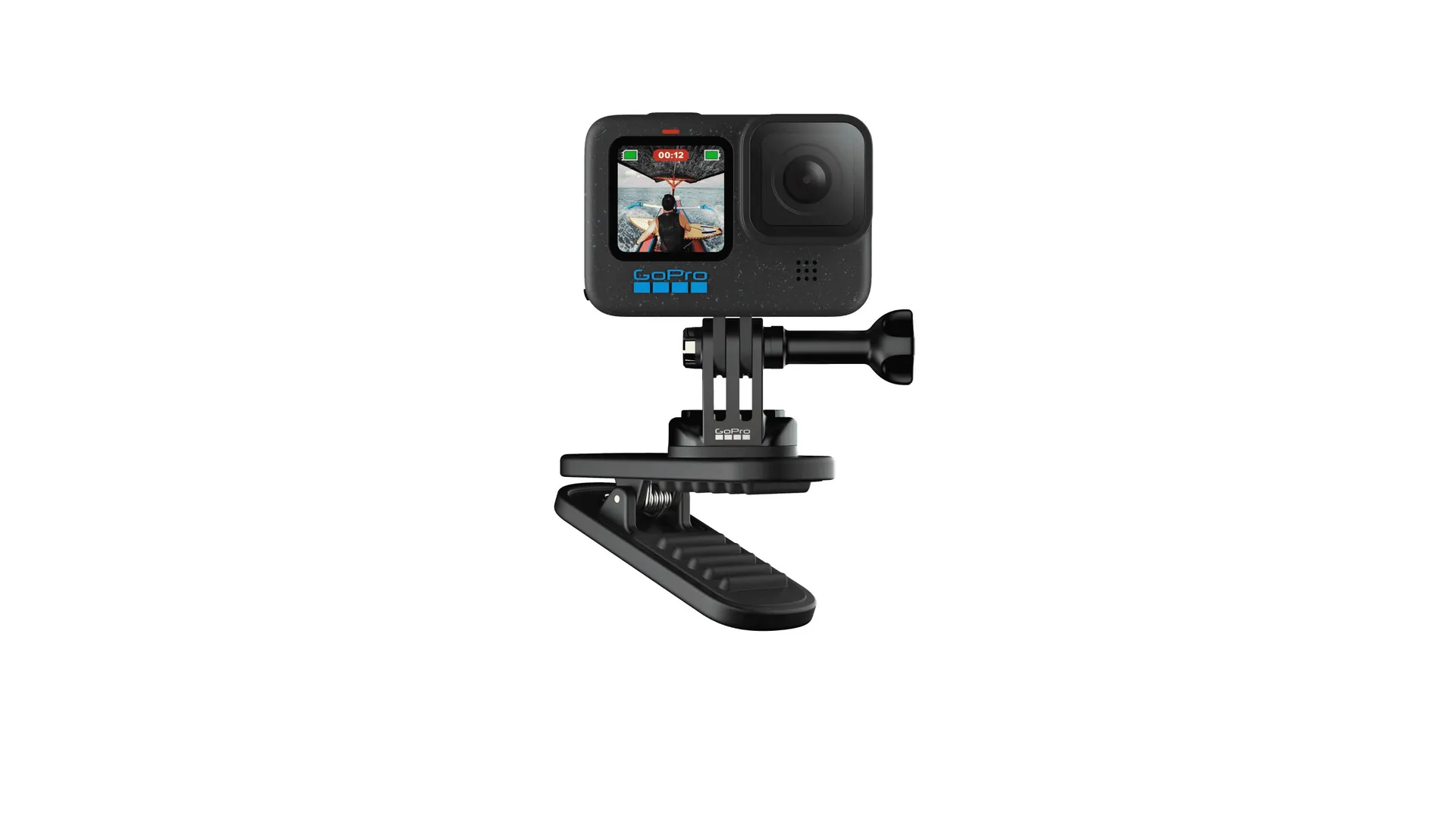 Clip para cámara con giro de 360° y base magnética