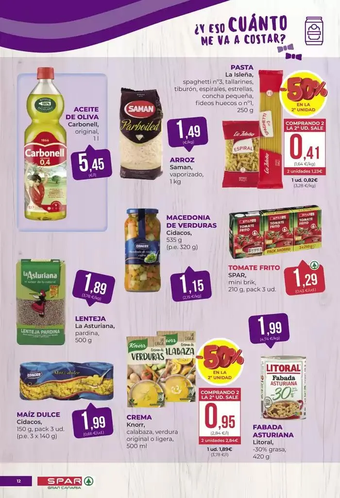 Catálogo de Catálogo Spar Gran Canaria 7 de marzo al 20 de marzo 2025 - Página 12
