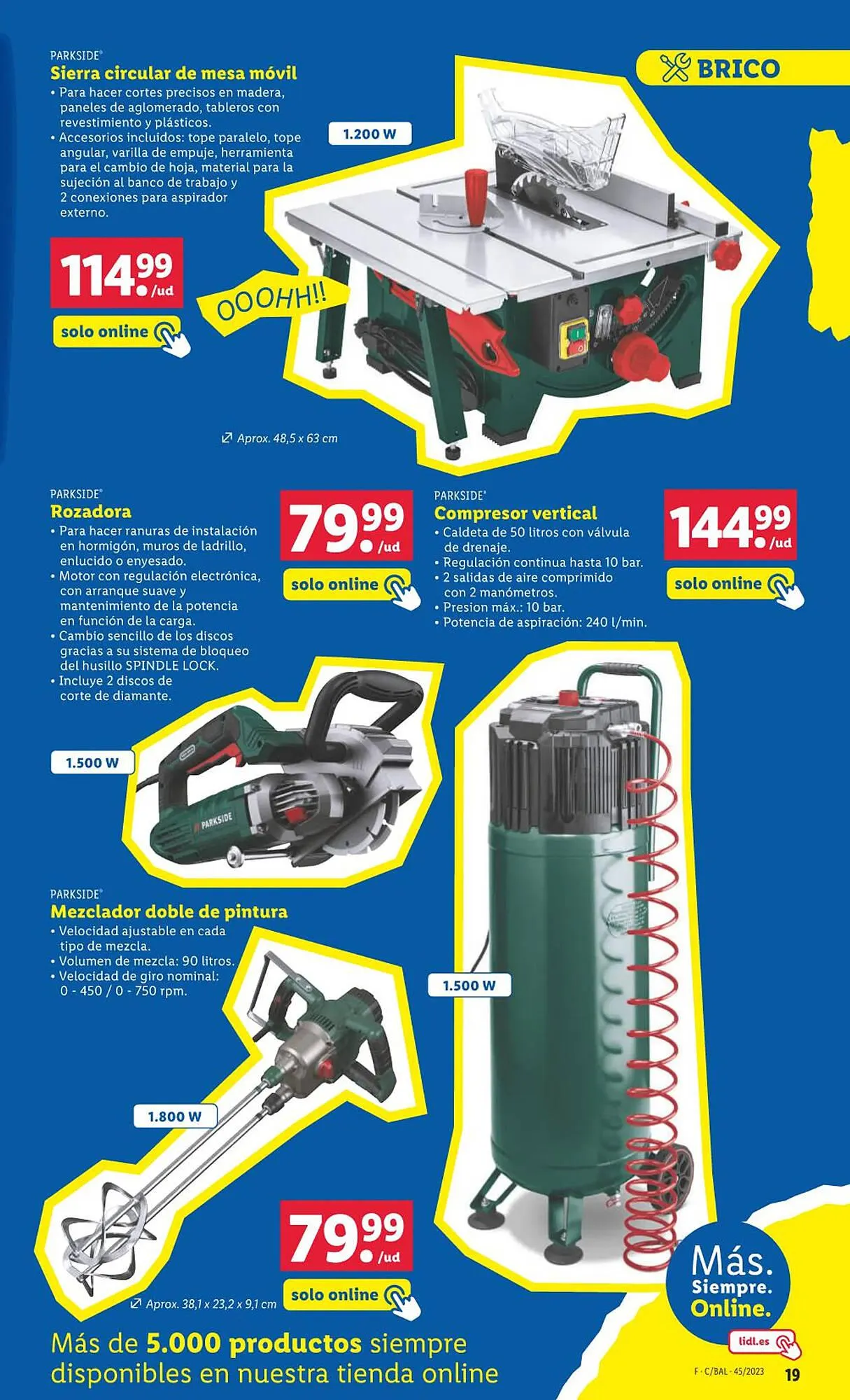 Catálogo de Folleto Lidl 30 de octubre al 12 de noviembre 2023 - Página 43