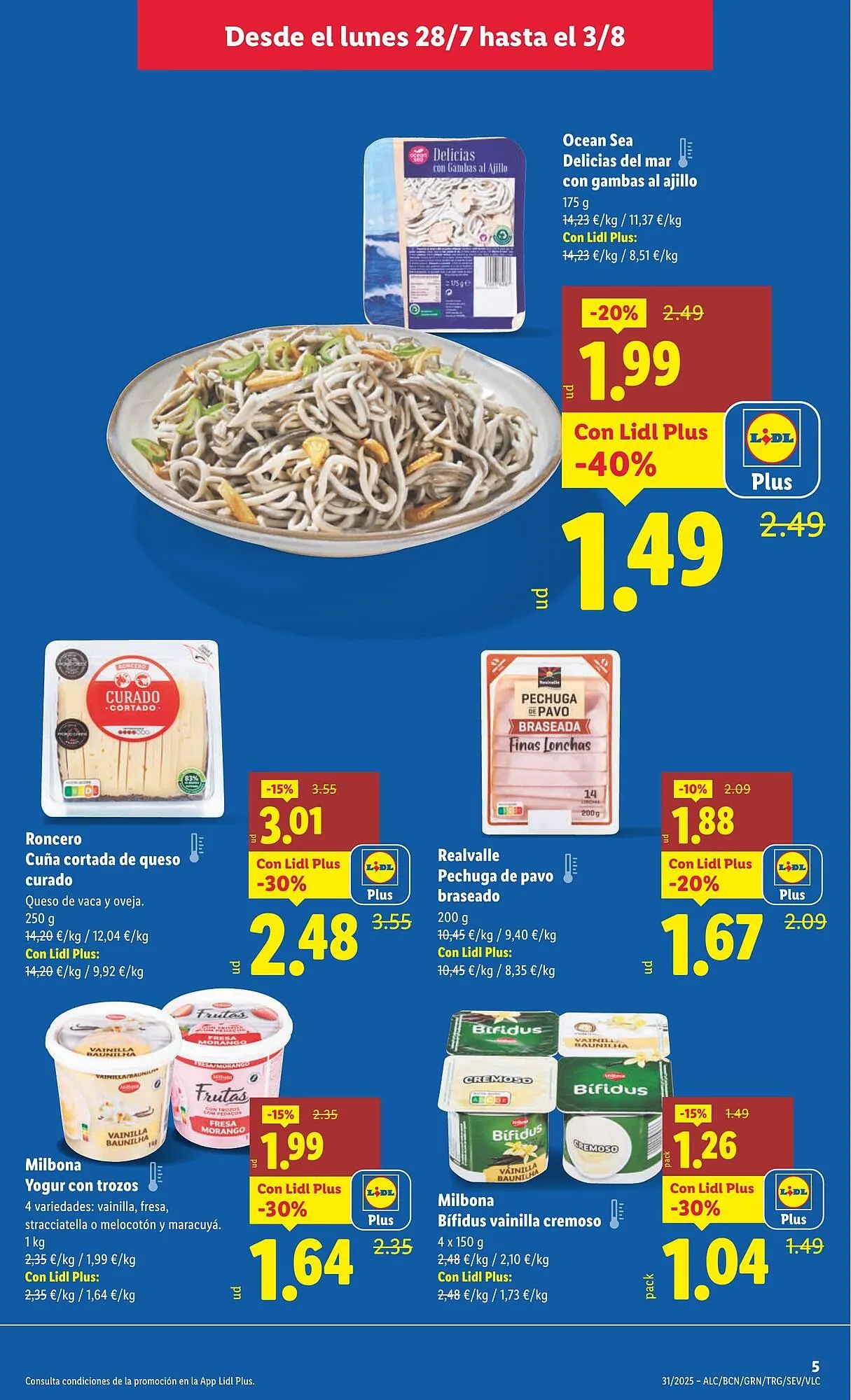 Catálogo de Folleto Lidl 28 de julio al 3 de agosto 2025 - Página 5