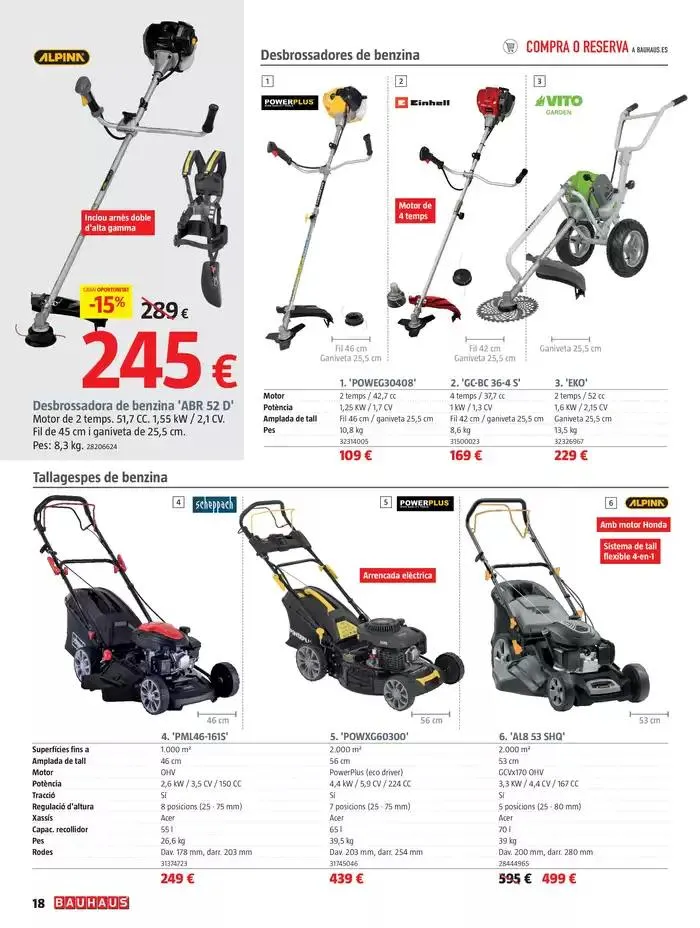 Catálogo de Bricolatge, reformes, decoració i jardí 8 de mayo al 28 de mayo 2025 - Página 18