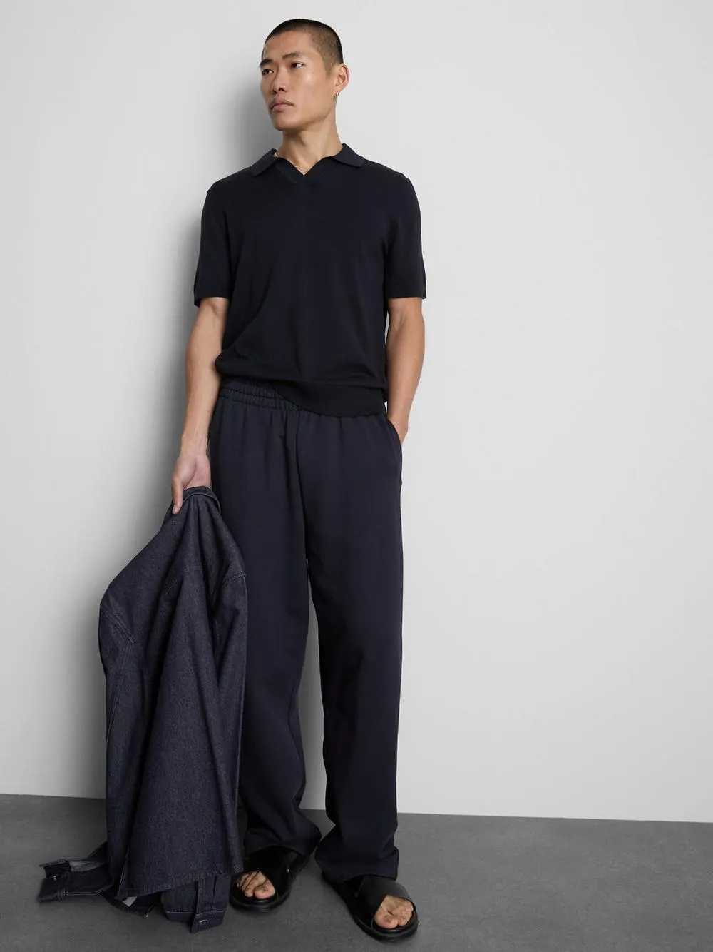 Polo elegante de manga corta