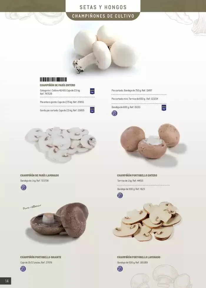 Catálogo de TRUFAS Y SETAS - CANARIAS 4 de marzo al 31 de diciembre 2025 - Página 14