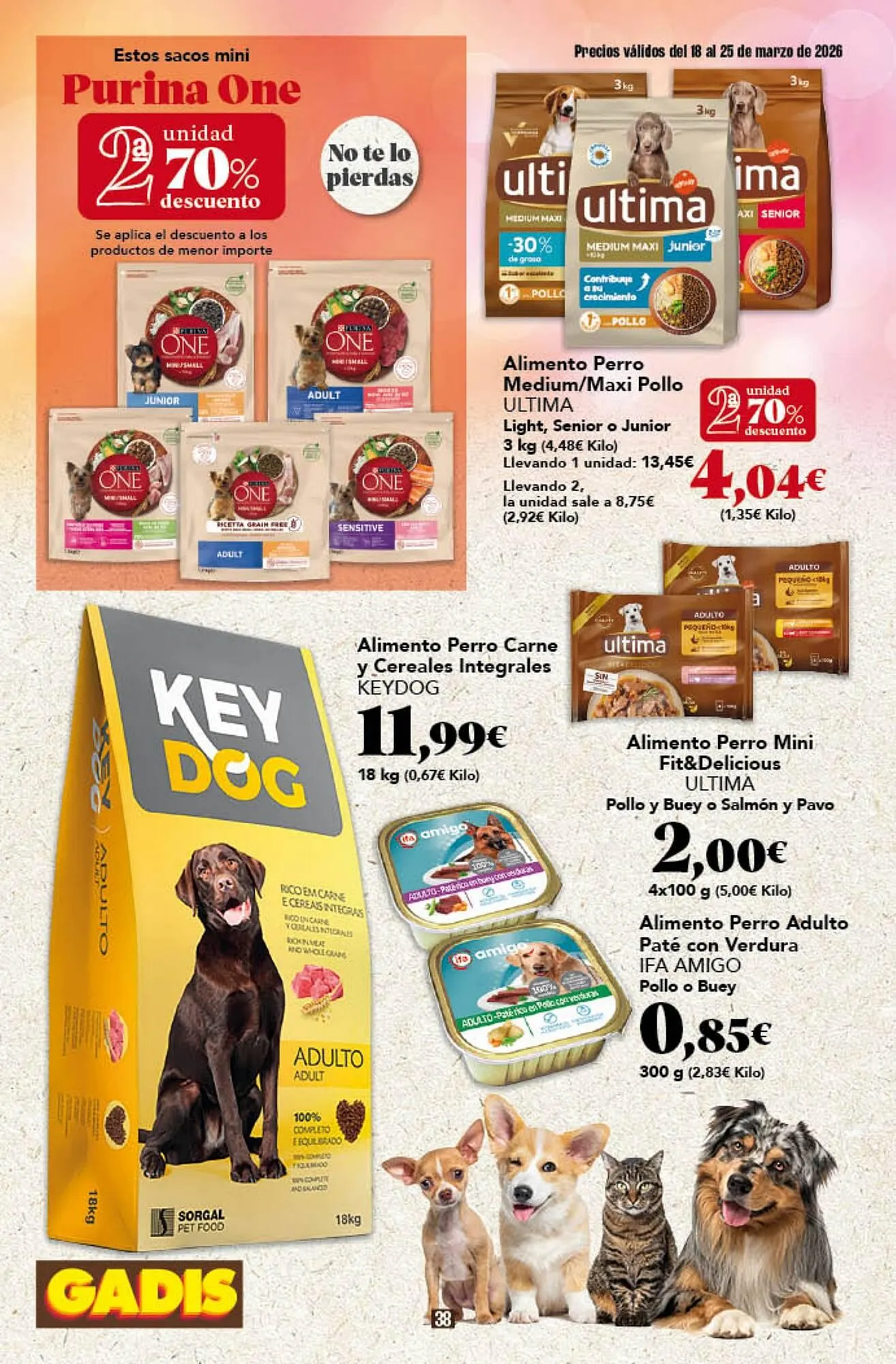 Catálogo de Folleto Gadis 18 de marzo al 25 de marzo 2026 - Página 38
