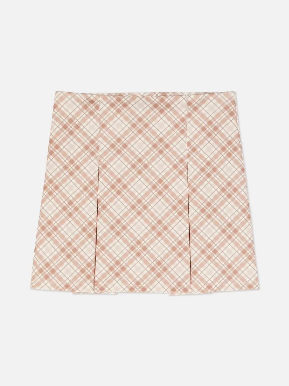 Falda plisada a cuadros