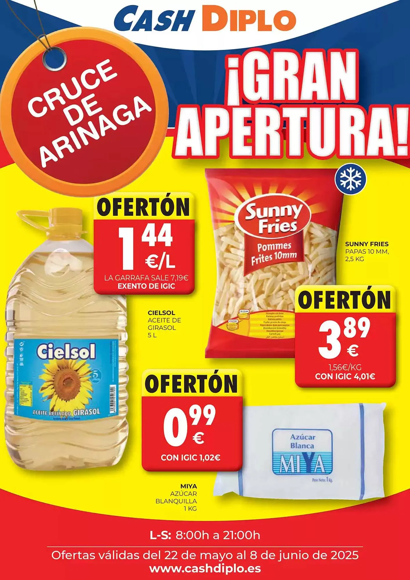 Catálogo de Folleto CashDiplo 22 de mayo al 8 de junio 2025 - Página 1