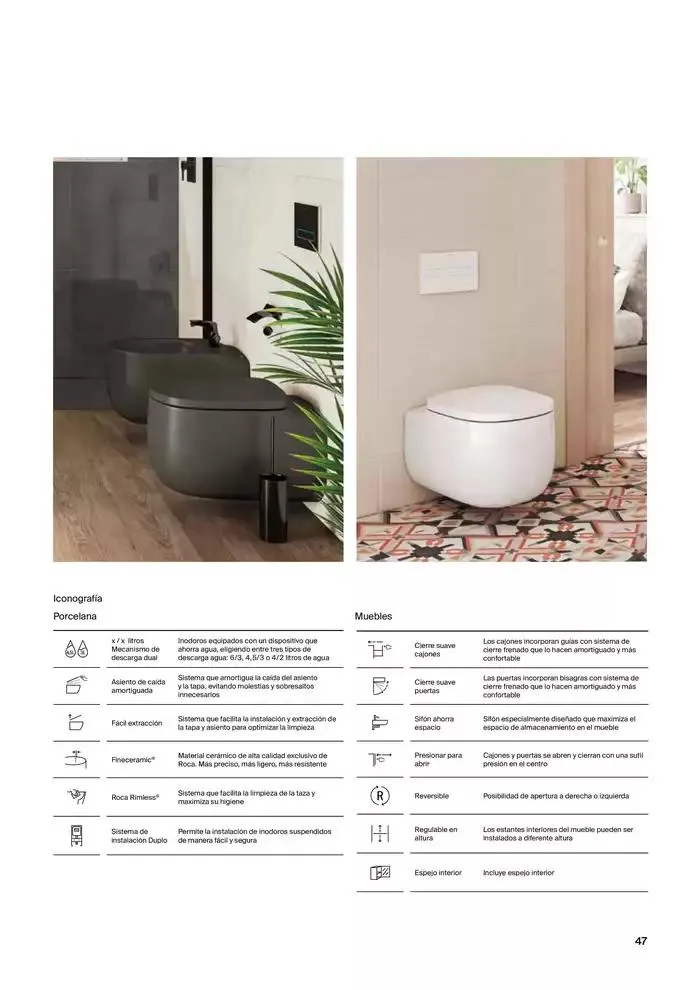 Catálogo de Colecciones de Baño, Muebles y Accesorios 9 de enero al 31 de diciembre 2025 - Página 49